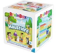 BRAINBOX 2024461 Mascotas, Juego Educativo, Juego de Memoria, Juego de Preguntas para Adultos y niños a Partir de 6 años