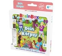BRAINBOX 2054905 Pocket Edition Tu Cuerpo, Juego de Aprendizaje Compacto, Juego de Memoria, Juego de Preguntas, Juego de Viaje para niños a Partir de 6 años