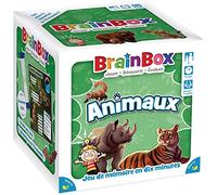 BRAINBOX: Animales - Juego Educativo de Observación y Memoria para Niños a Partir de 8 años - Pon a Prueba Tus conocimientos sobre los Animales - Aprender divirtiéndose - 1 Jugador & + - 10 min