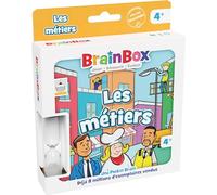 BRAINBOX Pocket - Los oficios - Juego de Tarjetas de Memoria y observación | Juego familiar rápido para niños a partir de 4 años - Aprender a divertirse - Edición de bolsillo - 1 jugador + - 10 min