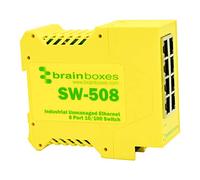 Brainboxes SW-508 - Conmutador Industrial Ethernet de 8 Puertos