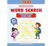 BrainLounge- Word Search for Students Ages 8-12 Featuring 900+ Sight Words (Grades 3rd- 6th)