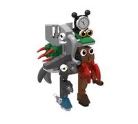 Brainro italiano, juguetes Brainrot, bloques de construcción coleccionables para decoración del hogar y la oficina, diseño surrealista inspirado en la mitología clásica, para coleccionistas y