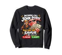 Brainrot Calling Funny Viral Meme Humor Design Entrante Sudadera