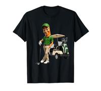 Brainrot Golf Jugador Divertido Deportes Mascota Tung Sahur Golfing Camiseta gráfica económica