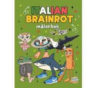 Brainrot målarbok: Tralalero Tralala målarbild för barn, italiensk Brainrot målarbok - En meme-karaktär målarupplevelse (Målar avkopplande utrymmen)