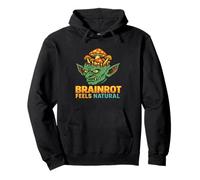 Brainrot se Siente Natural Arte goblincore Sudadera con Capucha