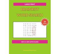 Brainrot Word Search: A Hilarious Gen Z & Gen Alpha Slang Puzzle Book | Funny Gift for Teens & Gamers