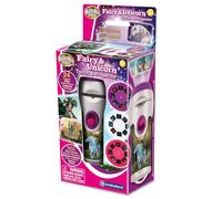 Brainstorm Toys STEM - Linterna y proyector de hadas y unicornio, 24 imágenes de fantasía, proyectos de imágenes mágicas claras de hasta 1 m de ancho, juguete interactivo para niños