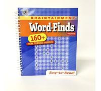 Braintainment Word-Finds Word Search - Libro de rompecabezas en espiral