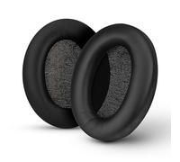 Brainwavz - Almohadillas de Repuesto para Auriculares Sony WH-1000XM3, Almohadillas de Cuero Vegano Suave para Mayor Comodidad, instalación fácil y rápida, Color Negro