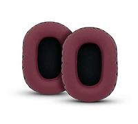 Brainwavz Almohadillas de Repuesto para Sony MDR 7506, V6, CD900ST, Almohadillas de Espuma viscoelástica y adecuadas para Otros Auriculares, Color Rojo Oscuro