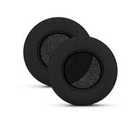 Brainwavz Almohadillas Redondas de Espuma viscoelástica, adecuadas para Muchos Auriculares Grandes, SteelSeries, HD668B, ATH, AKG K553, HifiMan, ATH, Philips, Fostex, Sony Ear Pad y más (Negro