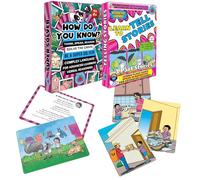 Brainy Bug Resources ¿Cómo lo sabes? Combo de secuenciación de historias | 60 cartas (30 + 30) | Explica tu pensamiento + historias de 3 partes | Razonamiento verbal y habilidades de pensamiento