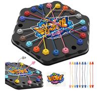 Brainy Knots, Juego Desenredar Cuerdas Twisted Rope Board Game Actividades Interiores Educativas Juguetes de Lazos Interactivos Divertido Juego de Estrategia Juegos de Lógica para Todas Edades