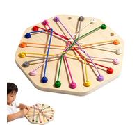 Brainy Knots Rop, Juego De Rompecabezas De Cuerda, Juego De Estrategia Y Cuerdas para Múltiples Jugadores, Rope Puzzle Game Board Games Kids Educational, Brainy Knots Twisted Rope Board Game(A)