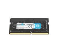 BRAINZAP 4GB DDR4 2400MHz PC4-2400T-SA0-10 SO-DIMM CL17 1Rx8 1.2V Unbuffered Non-ECC Memoria RAM para portátil Laptop Módulo de Memoria Memory