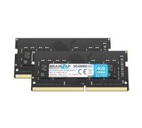 BRAINZAP 8GB (2x4GB) DDR4 2400MHz PC4-2400T-SE0-11 SO-DIMM CL17 1Rx8 1.2V Unbuffered Non-ECC Memoria RAM para portátil Laptop Módulo de Memoria Memory