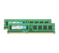 BRAINZAP Memoria RAM DDR3 DIMM PC3-10600U 2Rx8 1333 MHz 1,5 V CL9 de 4 GB (2 x 2 GB)