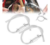 Brake Bleeder Hose One Way Check Valve, BrakeBleeder One Way Valve, Brake Bleed Hose, Universal Tube Bleeding Tool Kit for Car Motorcyle Clutch (2pcs)