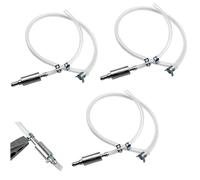 Brake Bleeder Hose, One Way Check Valve Tube Bleeding Tool Kit, Clutch Brake Exhaust Parts Fou Car Motorcyle Clutch(3pcs)