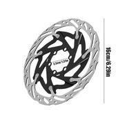 Brake Disc, Bike Rotor, High Performance Hydraulic Replacement Part 7.28x7.28x1.18 Inches for Cycling, Durabled Disc Mountain Bikes, Scooters, Tricycles, and Road for Smooth Stopping Power