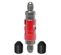 Brake Line Fitting Adapter - Dry Break Cut Off Coupler for Racing Systems | Aluminum Alloy Precision with Machined Connector, Hydraulic Hose Quick Disconnect for Motorbike Race Car Oil Line