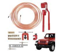 Brake Line Flaring Tool Kit, Copper Tube Cutting Set, 12.2 inches Pipe Bending, Ideal for Brake System Repair, HVAC Installation Trailer, Motorcycle, Refrigeration Work