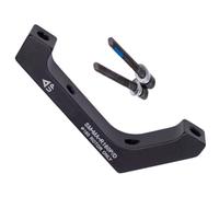 Brake Mount Adapter - Bicycle Disc Conversion for Road Use | Aluminum Alloy with Black Finish, Flat to Post Mount, User Friendly Design, Fits 140mm 160mm Options, Front Rear Wheel Compatibility