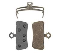 Brake-Pads, Organic, for discbrakes Sram: X0 Trail/Guide, w/Spring, 1 Pair for Front or Rear, in M-WAVE-Blister