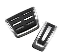 Brake Pedals Juego Cubiertas Para Pedales Freno Y Combustible Deportivos Con Diseño Coche Para Skoda Para Octavia 5E Para Rapid Auto Acero Inoxidable Brake Pedal Cover(AT)