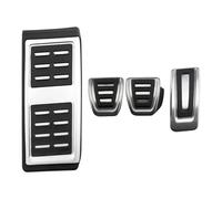 Brake Pedals Para T-Roc Para T-cross Para Golf 8 MK8 2017 2018-2022 2023 LHD Pedales Coche Cubierta Almohadilla Pedal Freno Acelerador Acero Inoxidable Pedal Pads(MT with Rest)
