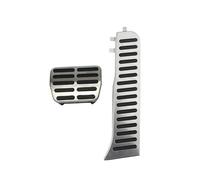 Brake Pedals Pedales Deportivos LHD Acero Inoxidable Para Tiguan 2009-2016 Cubiertas Para Freno Gas Y Apoyo MT Pedal Pads(AT Without Rest)