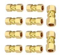 Brake Pipe Fittings, 10 Pieces Brake Pipeline Connectors, Heavy-Duty Vehicle Maintenance Accessories for RV Systems, Auto Repair Shops, Sedan Service, Mechanic Toolkits, Garage Work