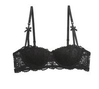 Bralette Algodón Mujer Sin Aros - Sujetador para Mujer Encaje Sin Costuras Push Up Bustier con Acolchado Extraíble Sin Aros Sujetador Sin Costuras Skiny Soft Bra Apoyo Ropa Interior Sujetador Mujer