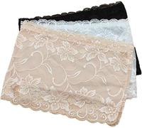Bralette bandeau para mujer, 3 piezas, sin tirantes, brasier de encaje floral, rendimiento fiable, diseño ergonómico, aplicación versátil, talla XL
