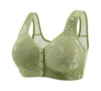 Bralette básico sin costuras frontal sin costuras para mujer, talla grande, bralette para mujer, ropa quirúrgica 2025 Y2K, F-076 Verde Lima, XXL