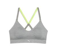 Bralette deportivo PUMA para mujer, Ropa, Gris, XL