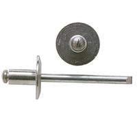 Bralo - Remache aluminio/acero ancha diámetro 4,8x21mm/diámetro 14mm