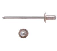 Bralo - Remache aluminio/acero estandar diámetro 4,8x12mm