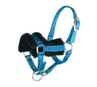 Brama West Cabestro de potro con pelo sintético de nailon, ajustable, color azul, tamaño MW2