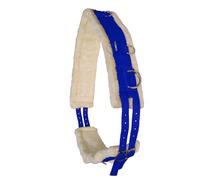 Brama West Fox Supersoft - Cinturón de entrenamiento con forro polar suave y acolchado a la cruz, color azul real