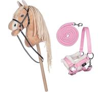 Brama West Hobby Horse HKM - Juego de cabestro y cabestro (rosa)