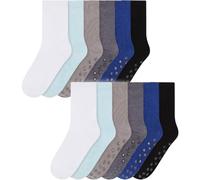 Bramble & Bear (6/12 Pack Toddler & Baby Socks Calcetines, Surtido Azul (Pack de 12), 0-6 meses Unisex bebé