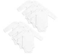 Bramble & Bear Body Bebé Manga Corta Pack de 3/6 - Body Bebé Unisex de Algodón Orgánico para Bebés de 0 a 3 años