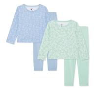 Bramble & Bear Niño Manga Larga (Pack Conjunto Algodón Orgánico para Niños de 2 a 10 Años-Pijamas Cómodos, Cálidos y Suaves, Liebre Y Hiedra, 8-10 Years Unisex bebé