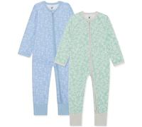 Bramble & Bear Pijama Bebé Niño y Niña (Packs de 2) - Algodón Orgánico. Pijamas Enteros para Bebés Supersuaves, Liebre Y Hiedra, 0-3 Meses