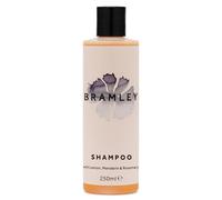 Bramley Champú (250 ml), champú natural y sin sulfatos con aceites esenciales de romero, limón y mandarina, vegano y sin SLS