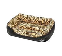 Brand-gangdiude Cama Rectangular Mascotas Mullido cojín de Felpa Cachorros Cueva para Gatitos Almohada Dormir Mascotas Lavable Antideslizante Regalo para Perros pequeños y Gatos