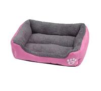 Brand-gangdiude Cama Rectangular Mascotas Mullido cojín de Felpa Cachorros Cueva para Gatitos Almohada Dormir Mascotas Lavable Antideslizante Regalo para Perros pequeños y Gatos